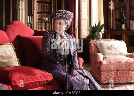 Maggie Smith dans Downton Abbey Banque D'Images