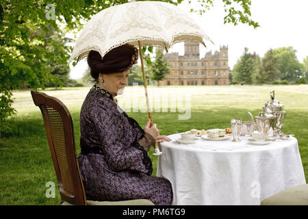 Maggie Smith dans Downton Abbey Banque D'Images