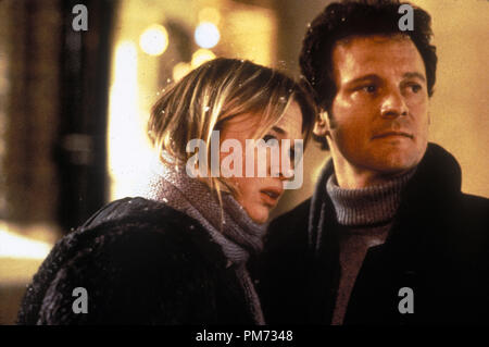 Photo du film / Publicité encore de 'Bridget Jones's Diary' Renee Zellweger, Colin Firth © 2001 Miramax Crédit photo : Alex Bailey Référence de fichier #  308471323THA pour un usage éditorial uniquement - Tous droits réservés Banque D'Images