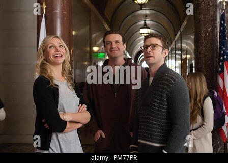 L-r, Cameron Diaz, Jason Segel Justin Timberlake star en Colombie-Britannique Pictures' comédie 'Bad Teacher'. Banque D'Images