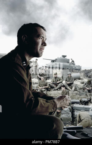 Photo du film de 'Sauver' le soldat Ryan Tom Hanks © 1998 DreamWorks Crédit photo : David James Référence de fichier #  30996251THA pour un usage éditorial uniquement - Tous droits réservés Banque D'Images