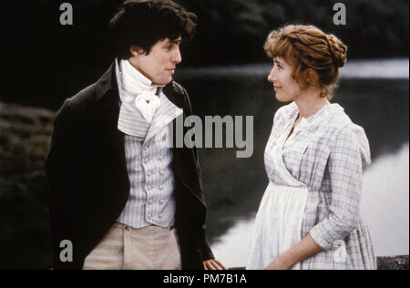 Photo du film de "sens et sensibilité' Hugh Grant, Emma Thompson © 1995 Columbia Pictures Référence #  31043117THA pour un usage éditorial uniquement - Tous droits réservés Banque D'Images