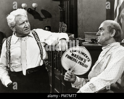 Spencer Tracy et Fredric March "inherit the Wind" de référence de dossier 31202 1960 493THA Banque D'Images