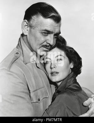 Clark Gable et Ava Gardner ''Mogambo', 1953 Référence de dossier Loews 31202 508THA Banque D'Images