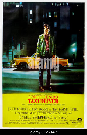 'Taxi Driver' Robert De Niro 1976 Columbia Pictures l'affiche de la référence du fichier #  31386 551THA Banque D'Images