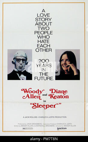 'Sleeper' 1973. Référence de dossier Affiche UA 31386 597THA Banque D'Images