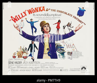 "Willy Wonka & the Chocolate Factory' Hall 1971 Référence de dossier de carte 31386 699THA Banque D'Images