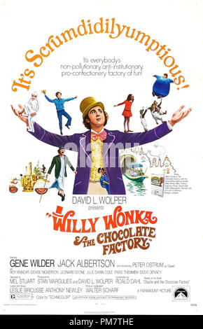 "Willy Wonka & the Chocolate Factory' 1971 Référence de fichier affiche #  31386 700THA Banque D'Images