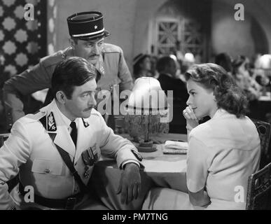 'Casablanca' 1942 Warner Claude Rains, Ingrid Bergman référence #  31386 Fichier 754THA Banque D'Images