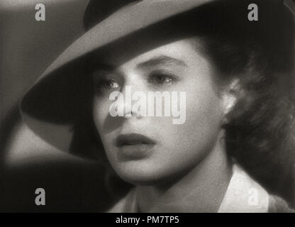 Ingrid Bergman, 'Casablanca' (Warner 1942 Filmframe) avec la permission de Warner Home Vidéo référence #  31386 760 Banque D'Images