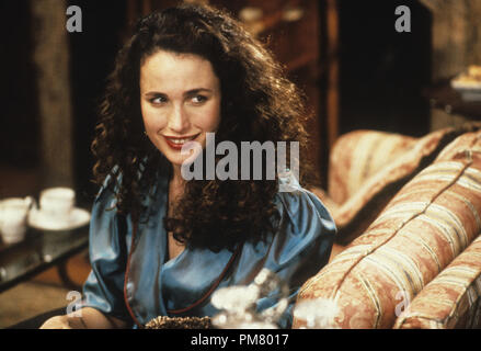 Photo du film ou encore la publicité de "carte verte" Andie MacDowell © 1990 Buena Vista Pictures Crédit photo : François Duhamel Tous Droits Réservés #  de référence fichier 31571225THA pour un usage éditorial uniquement Banque D'Images