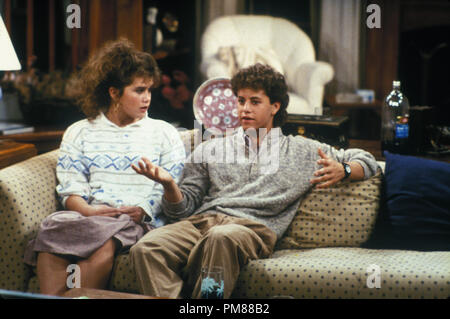 Publicité studio de 'encore des douleurs de croissance' Tracy Gold, Kirk Cameron circa 1984 Banque D'Images