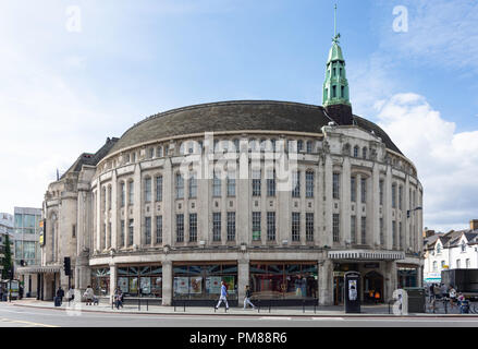 Le théâtre de Broadway et la mairie de Chambers, Catford Road, Catford, Département de Lewisham, Greater London, Angleterre, Royaume-Uni Banque D'Images