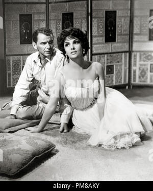 Frank Sinatra, Gina Lollobrigida 'Jamais' si peu de référence de dossier MGM 1959 31780 817 Banque D'Images