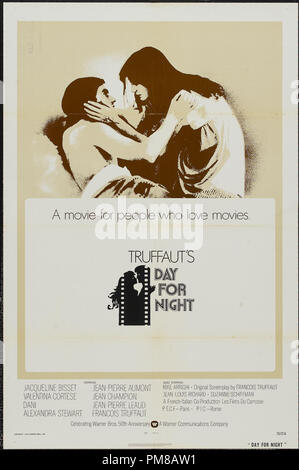 Publicité Studio : ' jour de Night' (1973) Warner 'La nuit américaine' (titre original) Poster Jacqueline Bisset référence #  31780 935 Banque D'Images