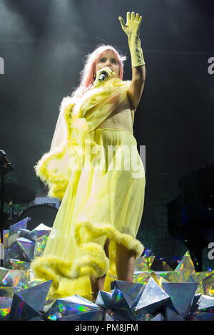 Singer Paloma Faith joue lors des sessions d'été d'Édimbourg par Princess Street Gardens comprend : Paloma Faith Où : Glasgow, Royaume-Uni Quand : 17 août 2018 : Crédit d'Euan Cherry/WENN Banque D'Images