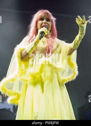 Singer Paloma Faith joue lors des sessions d'été d'Édimbourg par Princess Street Gardens comprend : Paloma Faith Où : Glasgow, Royaume-Uni Quand : 17 août 2018 : Crédit d'Euan Cherry/WENN Banque D'Images