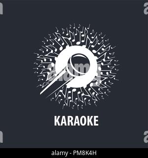 Logo vector karaoke Illustration de Vecteur