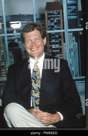 Photo du film ou encore la publicité de David Letterman circa 1989 Tous droits réservés de la référence du fichier #  31623007THA pour un usage éditorial uniquement Banque D'Images