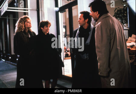 Photo du film ou encore la publicité de "Quand Harry rencontre Sally' Meg Ryan, Carrie Fisher, Billy Crystal et Bruno Kirby ©1989 Tous droits réservés Château Rocher Référence de fichier #  31623013THA pour un usage éditorial uniquement Banque D'Images