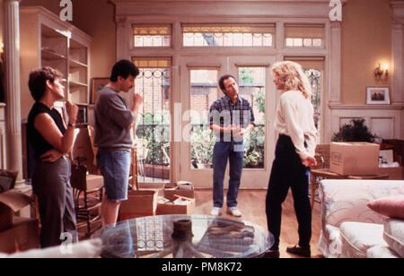 Photo du film ou encore la publicité de "Quand Harry rencontre Sally' Carrie Fisher, Bruno Kirby, Billy Crystal et Meg Ryan Crédit photo : Bruce Birmelin ©1989 Tous droits réservés Château Rocher Référence de fichier #  31623017THA pour un usage éditorial uniquement Banque D'Images