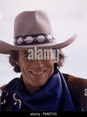 Publicité studio 'Bronco Billy de toujours' Clint Eastwood © 1980 Warner Tous Droits Réservés #  de référence fichier 31715300THA pour un usage éditorial uniquement Banque D'Images