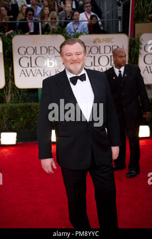 Nommé pour la MEILLEURE PERFORMANCE PAR UN ACTEUR DANS UN FILM - Comédie ou comédie musicale pour son rôle dans "le gardien", l'acteur Brendan Gleeson assiste à la 69e assemblée annuelle Golden Globes Awards au Beverly Hilton de Los Angeles, CA le dimanche, Janvier 15, 2012. Banque D'Images