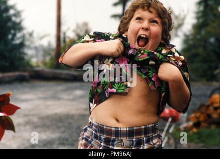 Publicité studio de toujours "Les Goonies" Jeff Cohen © 1985 Warner Tous Droits Réservés #  de référence fichier 31703061THA pour un usage éditorial uniquement Banque D'Images