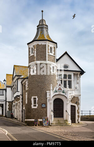 La Guildhall, Lyme Regis, dans le Dorset, UK Banque D'Images