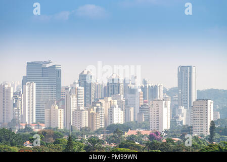 Sao Paulo, Brésil, mai 26, 2018 : Construction de la plus grande ville de l'Amérique latine Banque D'Images