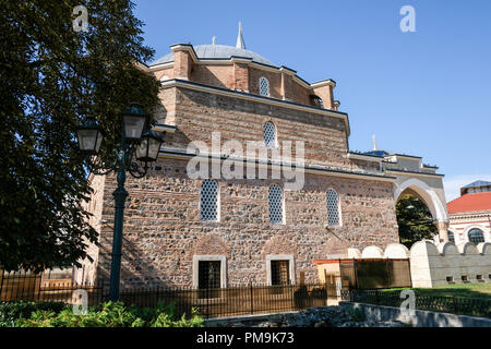 Sofia, Bulgarie. Sep 11, 2018. 11.09.2018, Bulgarie, Sofia : la mosquée Banya Bashi dans le centre sur l'Maria-Luiza-Boulevard. Credit : Jens Kalaene Zentralbild-/dpa/ZB | worldwide/dpa/Alamy Live News Banque D'Images