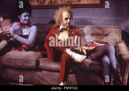Publicité studio toujours de 'Beetlejuice' Michael Keaton © 1988 Warner Tous Droits Réservés #  de référence fichier 31694343THA pour un usage éditorial uniquement Banque D'Images