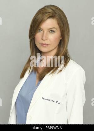 Grey's Anatomy - ABC 'Grey's Anatomy' stars Ellen Pompeo que Meredith Grey. Banque D'Images