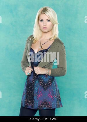 Une fin heureuse - ABC 'Happy Endings' stars Elisha Cuthbert comme Alex. Banque D'Images
