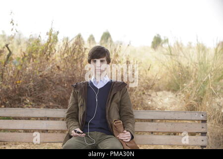 Encore de Freddie Highmore dans "Bates Motel" 2013 Banque D'Images