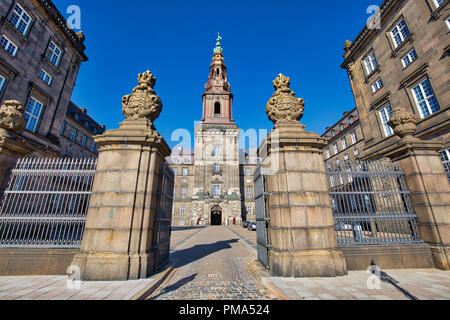 Palais de Christiansborg à Copenhague Banque D'Images