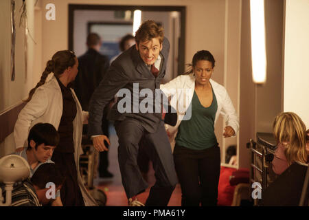 David Tennant et Freema Agyeman 'Dr. Qui' Série TV (Saison 3 : 2007) Banque D'Images