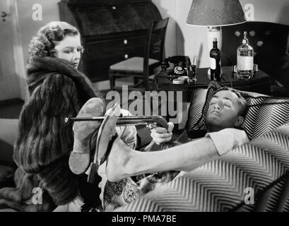 William Powell, Myrna Loy, 'Après l'homme mince', 1936 Référence de dossier MGM 32263 230 THA Banque D'Images