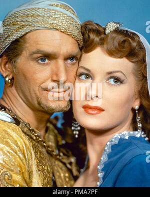 Maureen O'Hara, Douglas Fairbanks Junior, "Sinbad le marin", 1947 RKO Radio Pictures référence #  32263 Fichier 723THA Banque D'Images