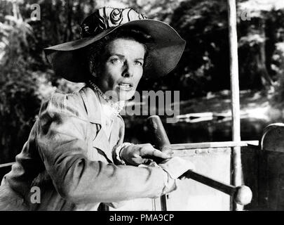 Katharine Hepburn, 'l'African Queen', 1951 Des artistes de référence de dossier 31955 958THA Banque D'Images