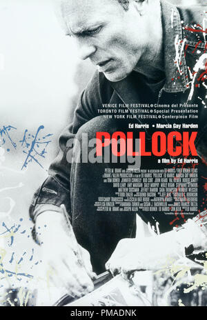 "Pollock" --NOUS Poster 2000 Sony Pictures Ed Harris référence #  32509 Fichier 295THA Banque D'Images