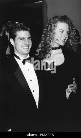 Tom Cruise, Nicole Kidman à la 49e Golden Globe Awards annuel, 1992 Référence du dossier #  32509 533THA Banque D'Images