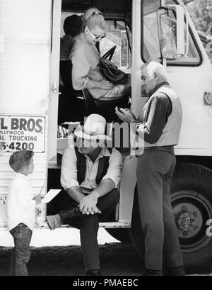 Dan Blocker, Lorne Greene, stars de 'Bonanza', vers 1972 © NBC CCR /Le Hollywood Archive - Tous droits réservés référence #  32509 753THA Banque D'Images