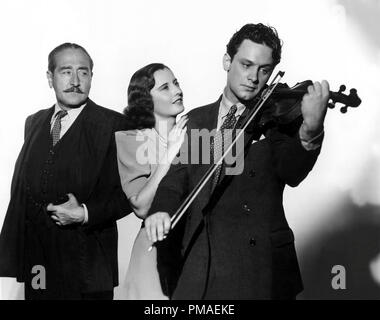 Adolphe Menjou, Barbara Stanwyck, William Holden 'Golden Boy', 1939 Columbia Pictures référence #  32509 Fichier 973THA Banque D'Images