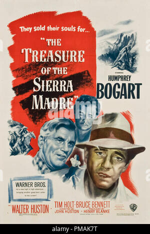 "Le Trésor de la Sierra Madre" (1948) Warner Bros Référence de fichier affiche #  33300 290THA Banque D'Images