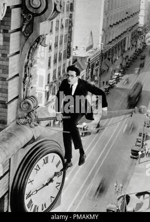 Harold Lloyd, 'Safety Last' (1923) de référence de dossier d'échange Pathé 33300 612THA Banque D'Images