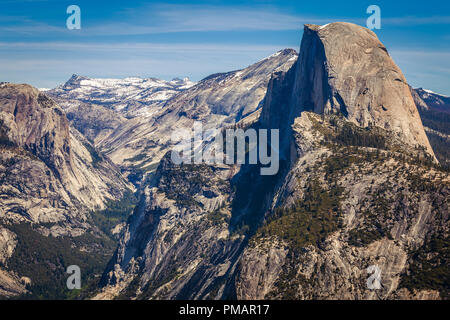 Demi Dôme à Yosemite de sentinel dome. La Californie. USA Banque D'Images