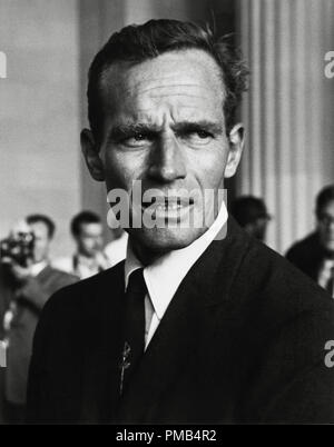 Charlton Heston à la manifestation de Washington, D.C. le 28 août 1963 ,, de référence de dossier 33371 343THA Banque D'Images