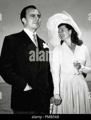 Rita Hayworth et son troisième mari, le prince Aly Khan, le jour de leur mariage en 1949 référence du dossier # 33536 375THA Banque D'Images