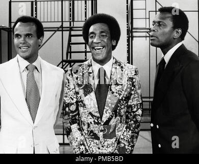 Harry Belafonte, Bill Cosby, Sidney Poitier, 'The New Bill Cosby Show' 1972 référence du fichier 33536 488THA Banque D'Images